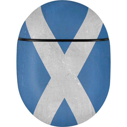 Scotland Flag Distressed Google Pixel Buds Skin